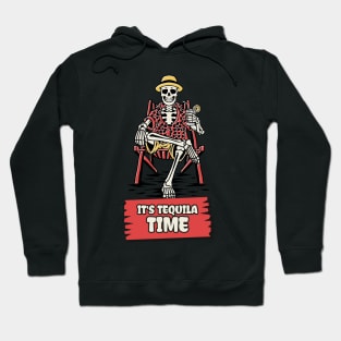 It's Tequila Time Cinco De Mayo Drinking Hoodie